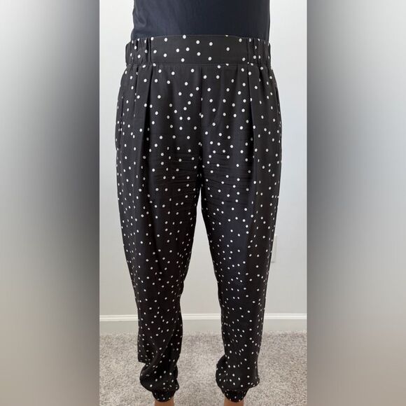 Polka Dot Grey woman’s Pants - Picture 1 of 2
